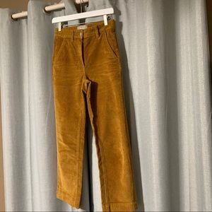 Everlane corduroy straight leg crop